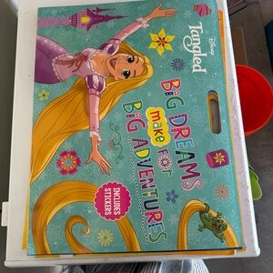 📚 Disney Tangled Activity Book Rapunzel Big Dreams Adventures + Stickers